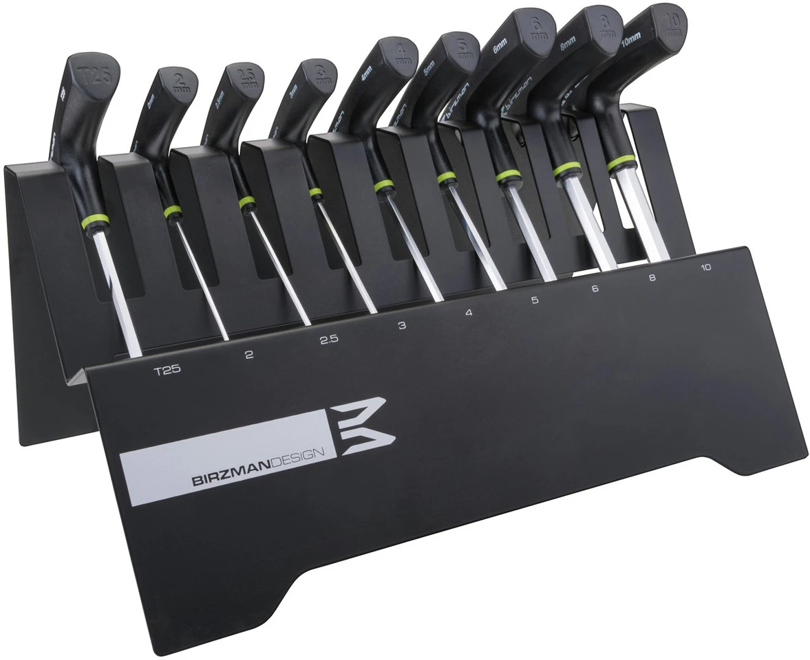 Birzman Juego De 9 Unidades De Llaves Hexagonales/Torx En T Con Soporte 3 Birzman Juego De 9 Unidades De Llaves Hexagonales/Torx En T Con Soporte