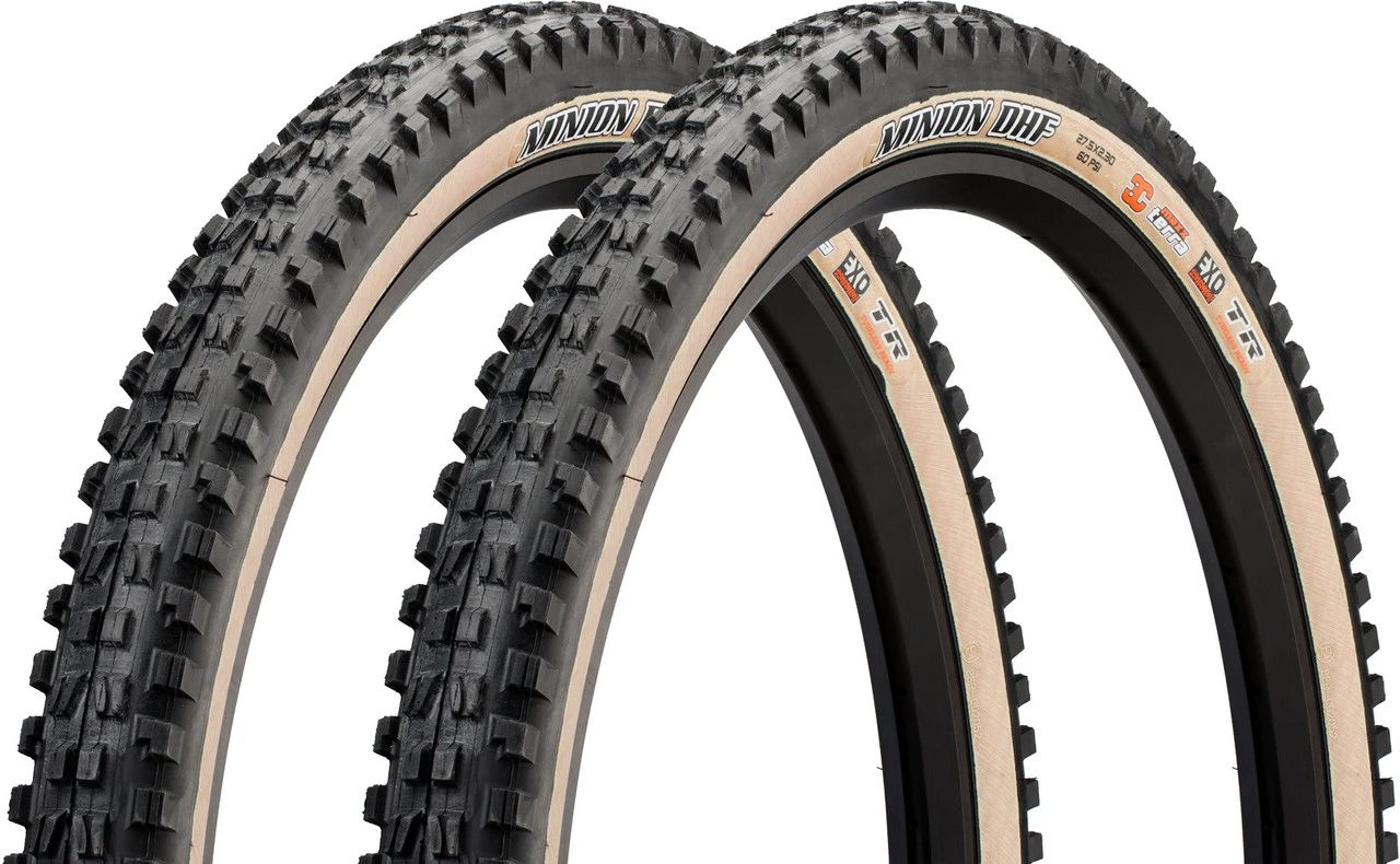 MAXXIS Set De 2 Cubiertas Plegables Minion DHF Skinwall 27,5" 3 MAXXIS Set De 2 Cubiertas Plegables Minion DHF Skinwall 27,5"