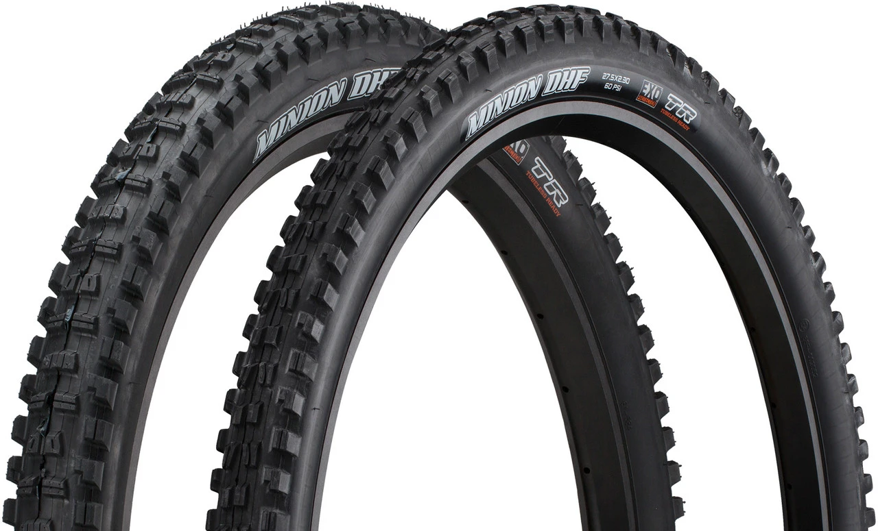 MAXXIS Cubierta Plegable Minion DHF / DHR II Dual EXO WT TR 27,5" En Set De 2 3 MAXXIS Cubierta Plegable Minion DHF / DHR II Dual EXO WT TR 27,5" En Set De 2
