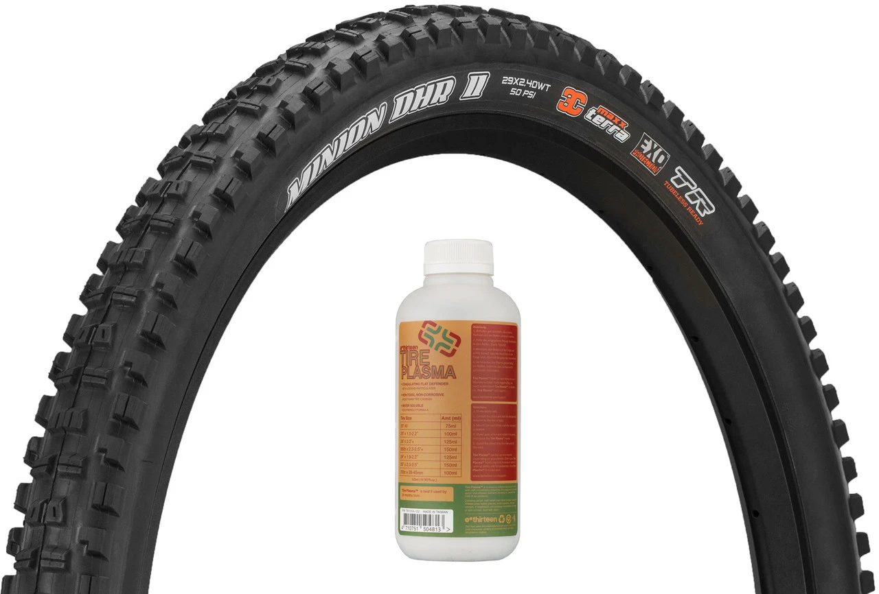 MAXXIS Cub. Plegable Minion DHR II 3C MaxxTerra EXO WT TR 29"+E13 Tire Plasma 3 MAXXIS Cub. Plegable Minion DHR II 3C MaxxTerra EXO WT TR 29"+E13 Tire Plasma
