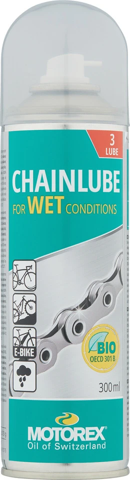 Motorex Aceite Para Cadenas Chainlube WET Conditions Spray 3 Motorex Aceite Para Cadenas Chainlube WET Conditions Spray