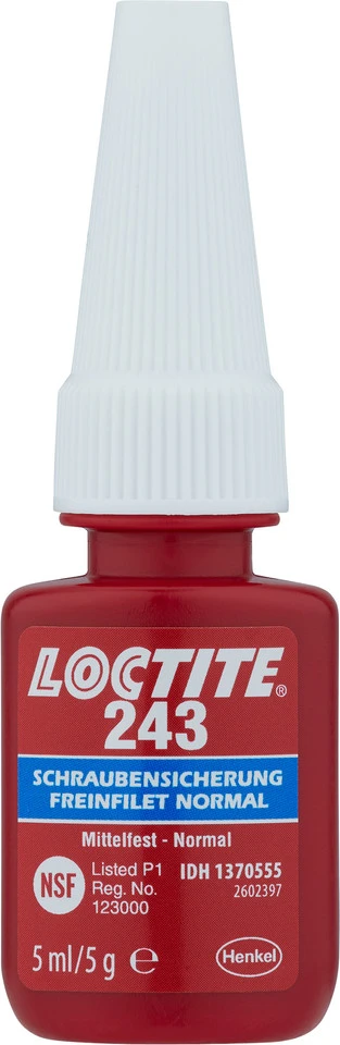 Loctite Bloqueador De Tornillos 243 De Resistencia Media 3 Loctite Bloqueador De Tornillos 243 De Resistencia Media