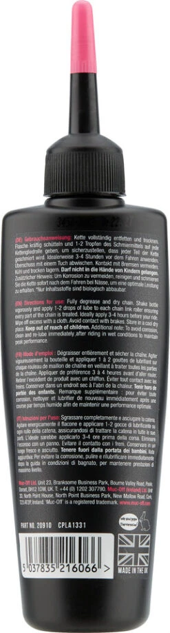 Muc-Off Aceite Para Cadenas All Weather Lube 5 Muc-Off Aceite Para Cadenas All Weather Lube -Schwalbe Ventas 495064